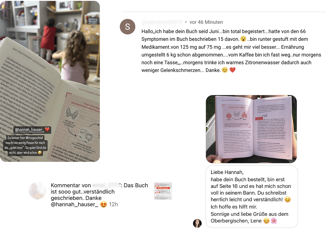 Screenshots von Kunden Bewertungen