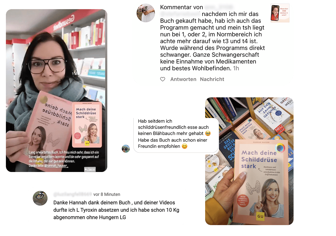Screenshots von Kunden Bewertungen